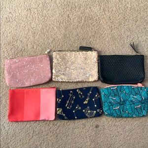 IPSY cosmetic bag lot. BAGS ONLY
